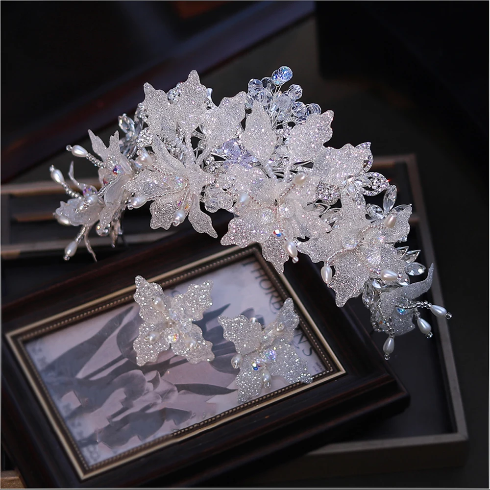 NiuShuya New Luxury Sparkling Bride Hair Crown Princess Wedding Dress Birthday Headpiece Accessories