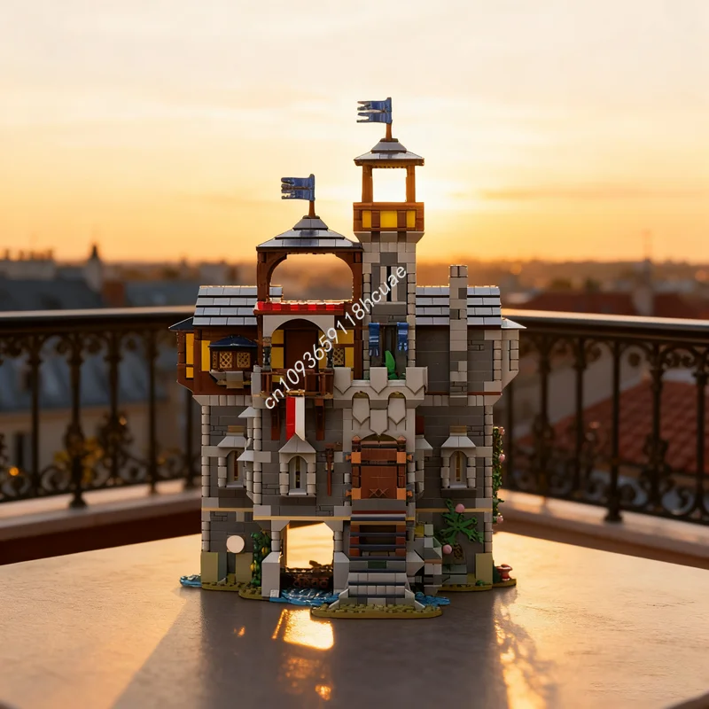 

1997pcs MOC Royal Tower Keep Castleed Model Building Blocks Christmas Gift Construction Toy DIY Idea Education Kids Birthday