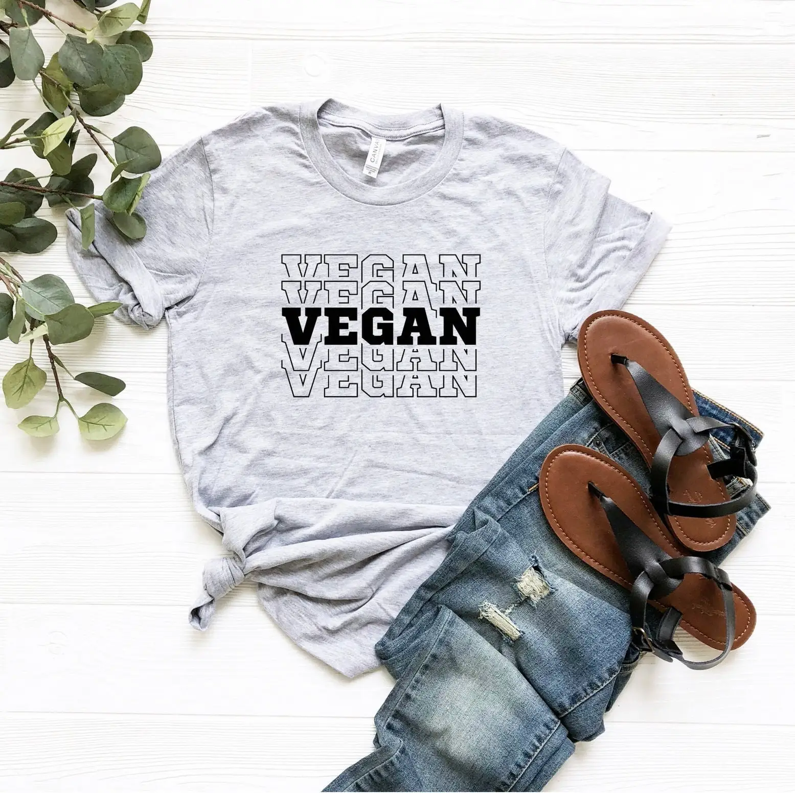 Vegan T Shirt For Vegans Vegetarian Veggie Herbivore Vegetable Environmental