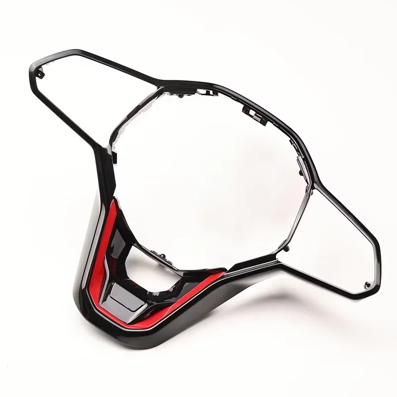 Voor Volkswagen Golf 8GTI MK8 Stuurwielsleutel Zwart frame met nieuw R-logoframe LCD Touch Stuurwielframe