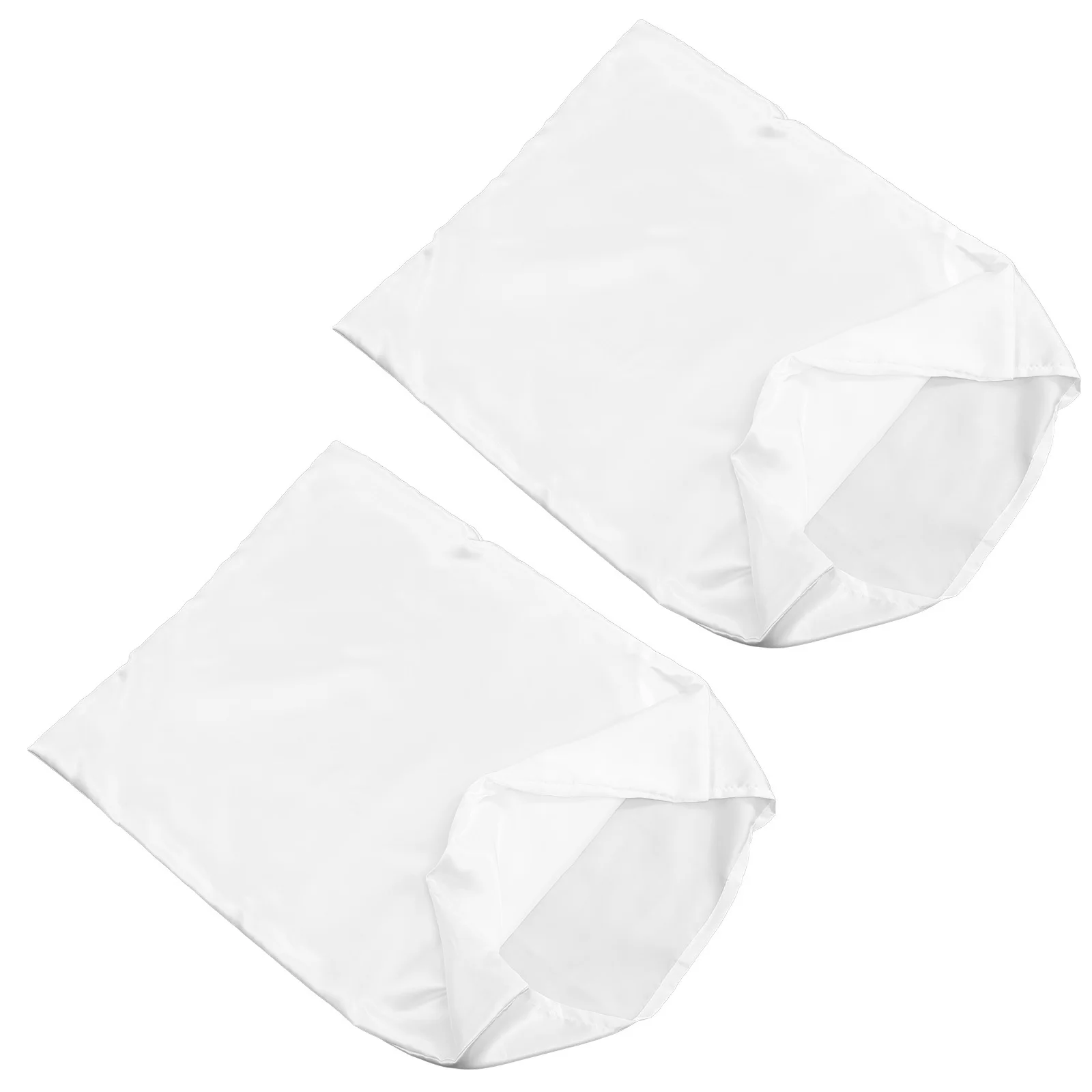 

2Pcs Pillowcase Imited Silk Polyester Soft Smooth Home Bedroom Decor Envelope Closure for Kids Adults Holiday Gift Daily Use