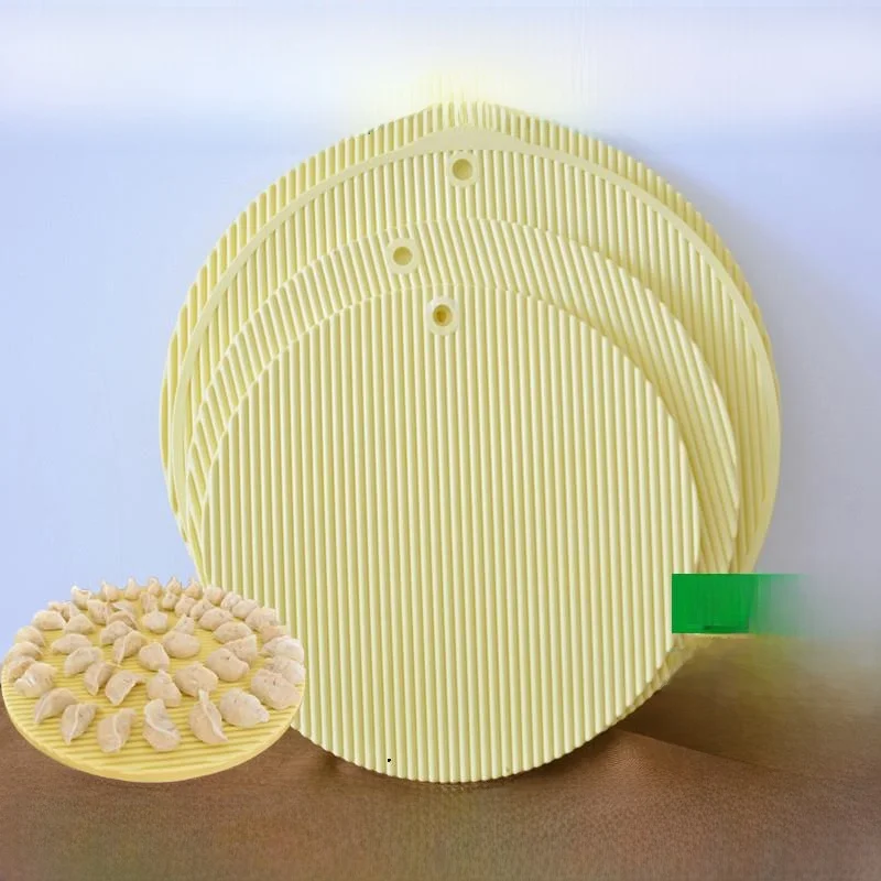 

Handmade Plastic Circular Covering Tray for Home Use Dumpling ing And Serving Staable round Plastic Board Kitchen Tool