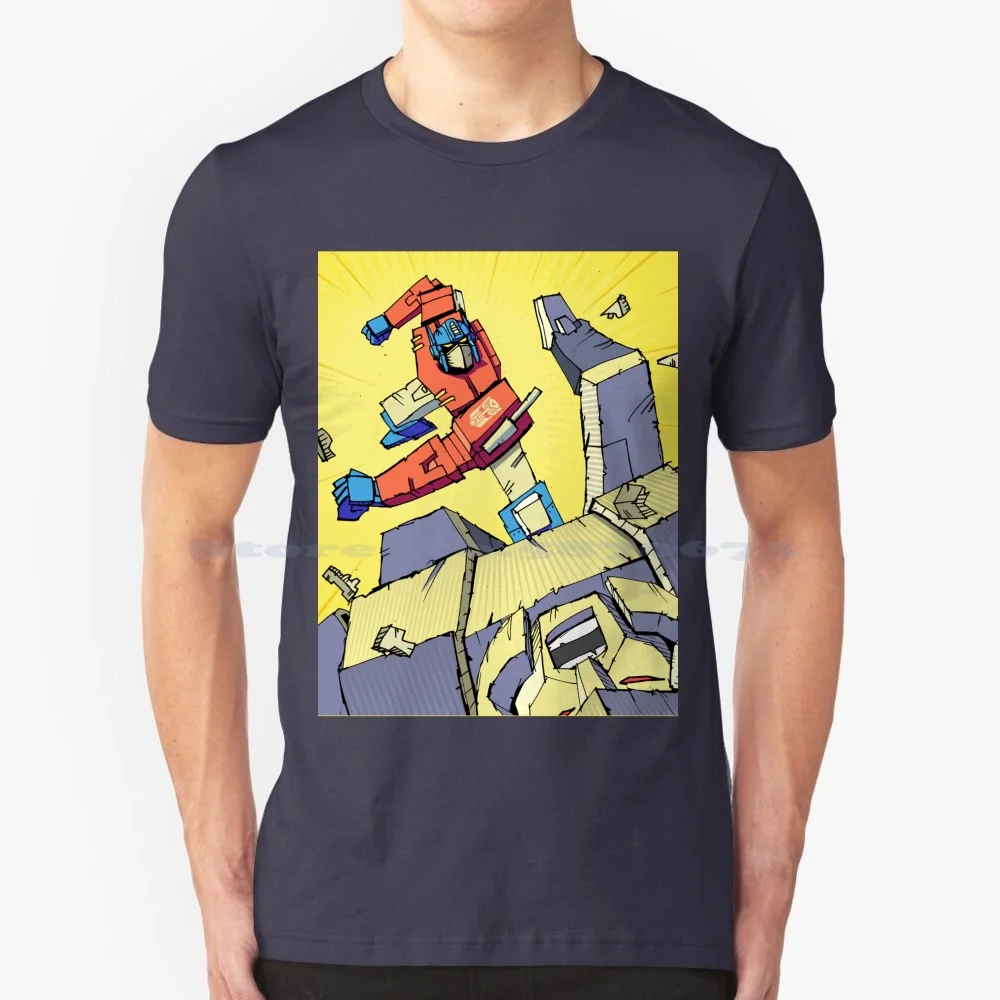 Punch T Shirt 100% Cotton Tee G1 80stoons Robots Fanart Autobots