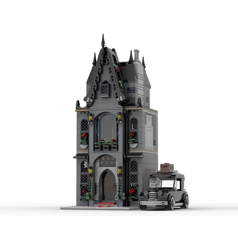 Stadt Street View Modell Moc Gebäude Ziegel Modulare Stadthaus Produkt Modell Technologie Blöcke Weihnachten DIY Spielzeug Bau Geschenk