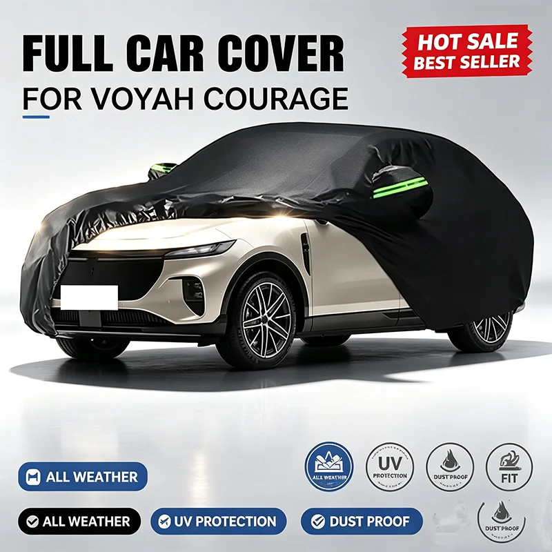 For Voyah Courage Oxford Cloth Full Car Cover Waterproof Dustproof UV Sun Snow Outdoor Protection