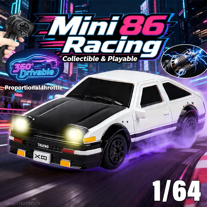 Carros De Drift RC 2026, Escala 1/64, Com Turbo E Giro, Mini-Carros Telecomandados, VeíCulos De Drift De Alta Velocidade, Brinquedo Infantil, Presente Para Meninos E Meninas, AniversáRio