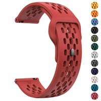 Silicone Sports Strap For Amazfit Active/Active 2 Bracelet 20 22mm Band For Amazfit Balance 2/Bip 6 5 3 3Pro/GTR4 3/GTS 3 4 Mini