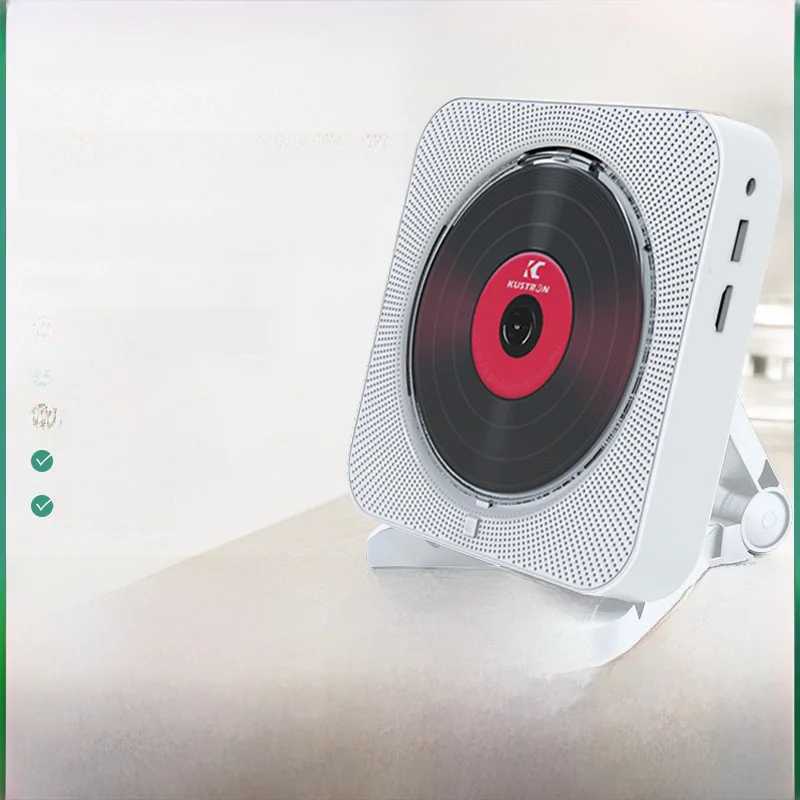 HD DVD  All-in-One CD Player MP3 Home Rechargeable Portable Small Bluetooth Speaker Connect to TV