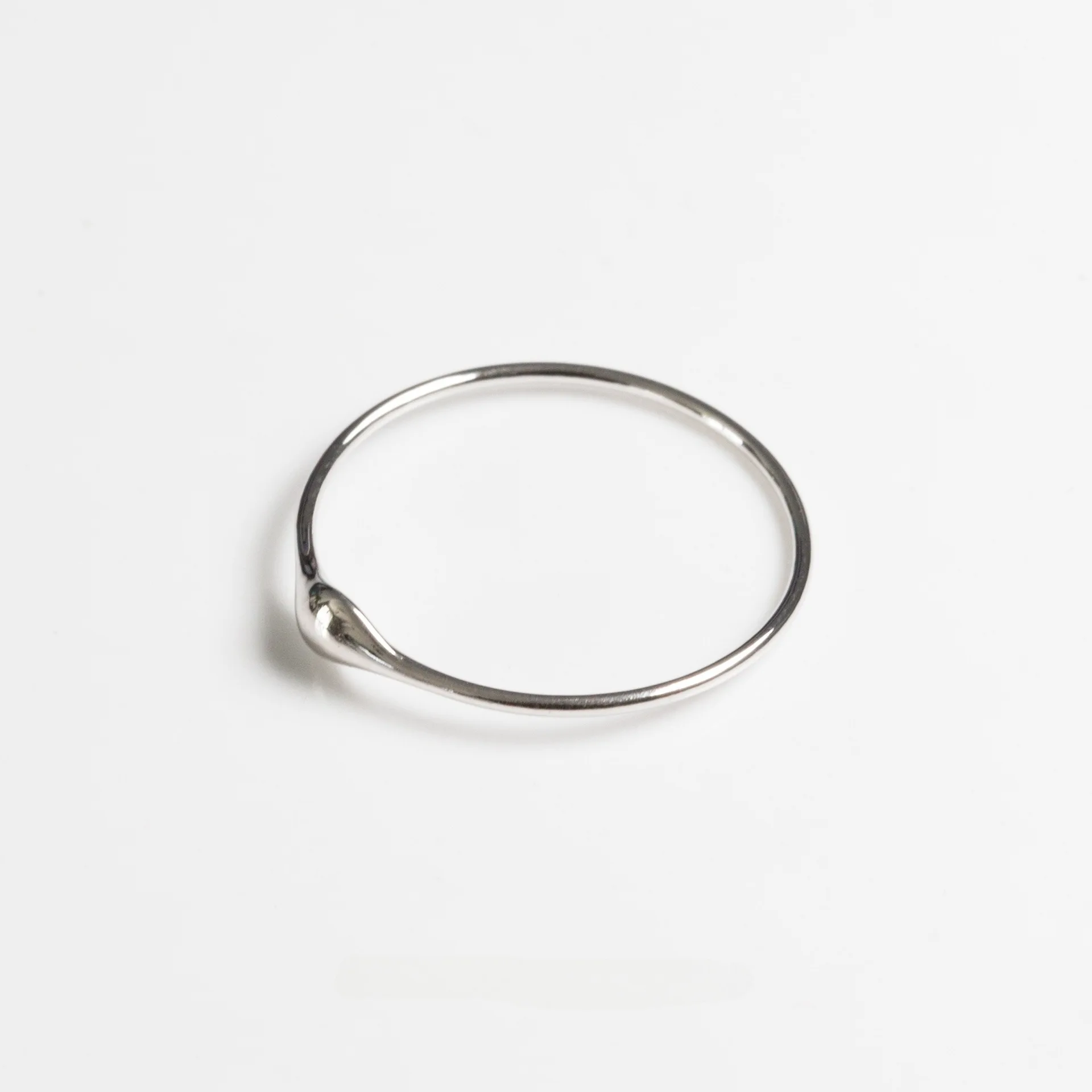 CCFJOYAS 925 Sterling Silver plain Rings for Women Metal wind Geometric circle Finger Ring Stackable Rings Jewelry