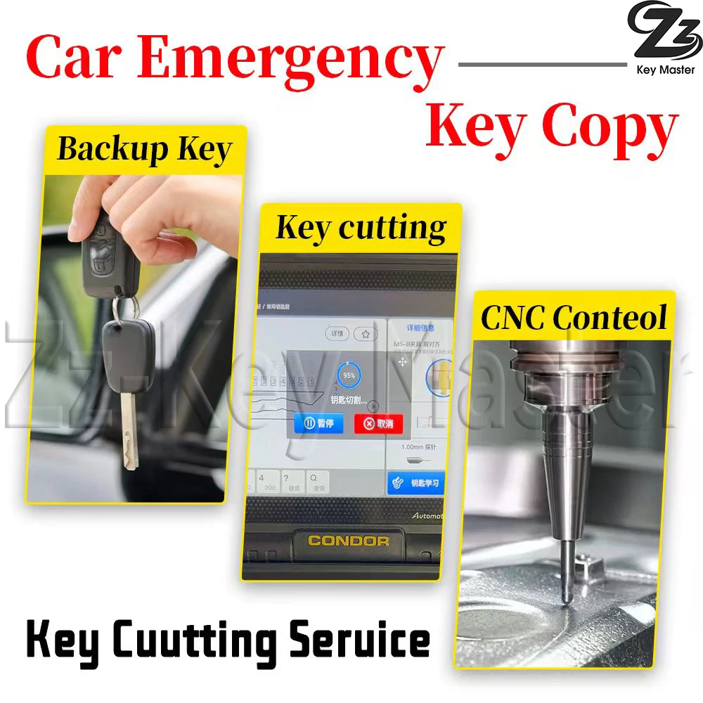 

Zz High-Precision CNC Key Blade Cutting with Photo Scan Recognition Compatible Multiple Types for Automotive Perfect Match