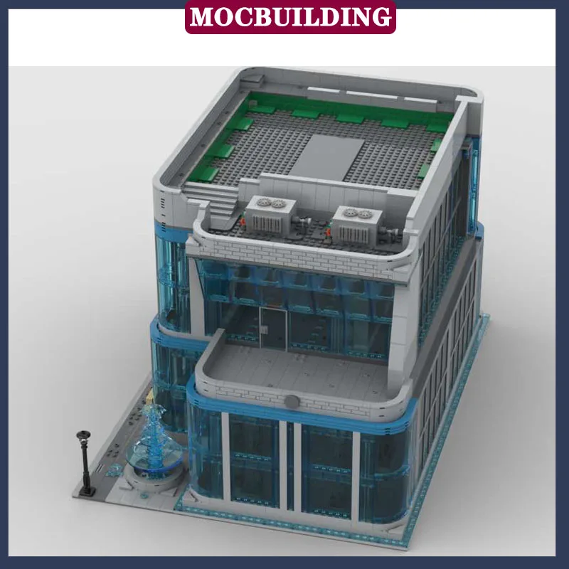 MOC City Building Tower Base Arsenal Modular Building Block Assembly Street View Collection Toy Gifts