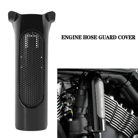 Защитный кожух двигателя черного цвета для мотоциклов Harley V-Rod VRSC Night Rod VRSCDX Muscle VRSCF VRSCAW VRSCA 2002-2017