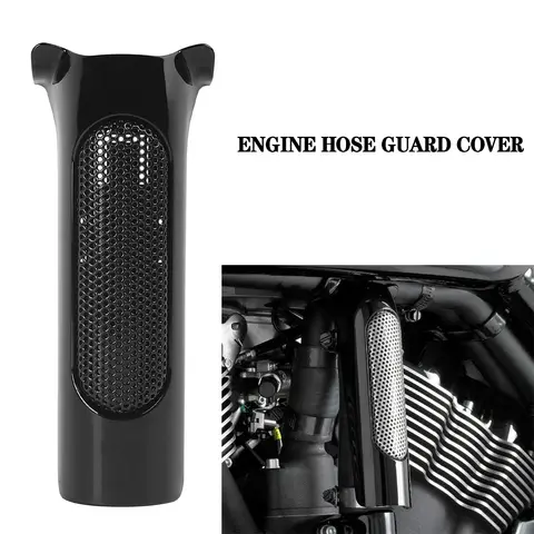 Motorcycle Light Black Engine Hose Guard Cover For Harley V-Rod VRSC Night Rod VRSCDX Muscle VRSCF VRSCAW VRSCA 2002-2017