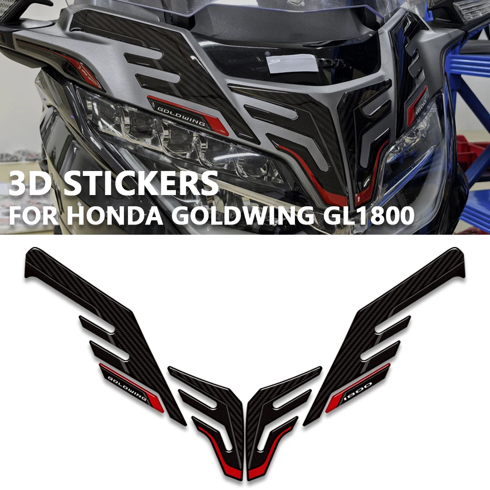 

Для Honda Goldwing Gold wing GL1800 LG 1800 F6B Tour обтекатель крыла бак Pad газ топливо масло защитные наклейки наклейки 2022-2025