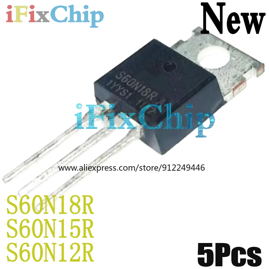 (5piece)100% New S60N18R S60N15R S60N12R S60N18 S60N15 S60N12 TO-220 Chipset