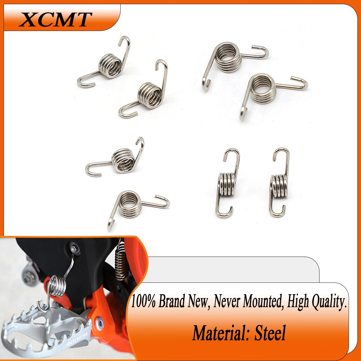 

Foot Rest Footpegs Pedals Spring For KTM SX SX-F EXC EXC-F XC XC-F XC-W XCF-W 68 85 125 150 200 250 300 350 450 500 1998-2023