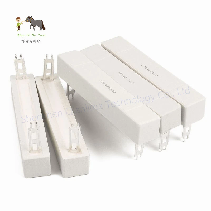 100W 5% SQP Cement Resistor Power Resistance 0.1R ~ 1K 0.5R 1R 2R 3R 4R 5R 6R 8R 10R 12R 20R 30R 47R 50R 100R 200R 500R 1K ohm