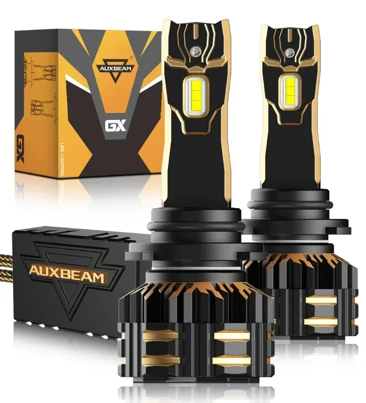 AUXBEAM DC12V 110W LED Headlight Bulbs H1 H4 H7 H11 H13 9004 9005 9006 9007 9012 LED Bulbs BUILT-IN 6500K 120W 25000LM GX SERIES