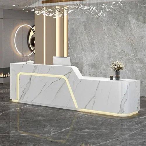 

Cashier Simple Modern Beauty Front Desk Clothing Store Hotel Company Milk Tea Shop Reception Desk