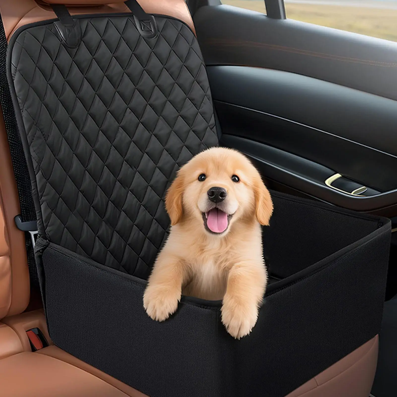 For Truck Dog Car Seat Large Waterproof Pet Seat Cover for Cars Booster Cushion Protector Carrier for Bed Barrier Backseat Truck