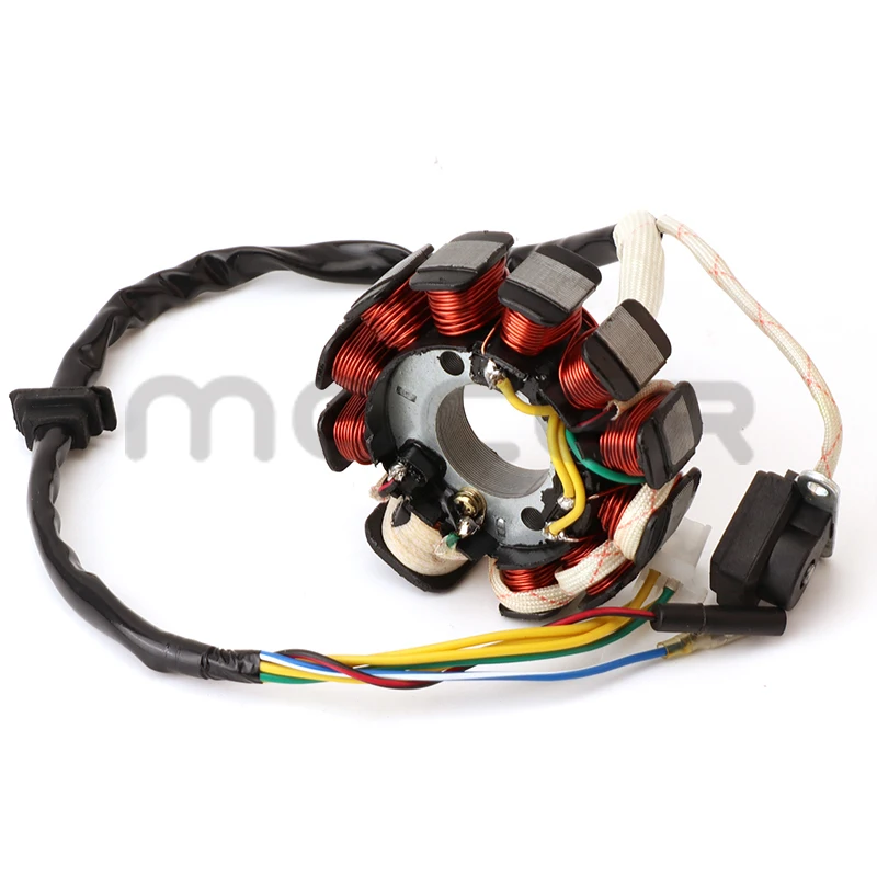 11 poles DC Ignition stator magnetic coil generator for GY6125cc 150cc Chinese scooter moped ATV Dirt pit bike Accessories