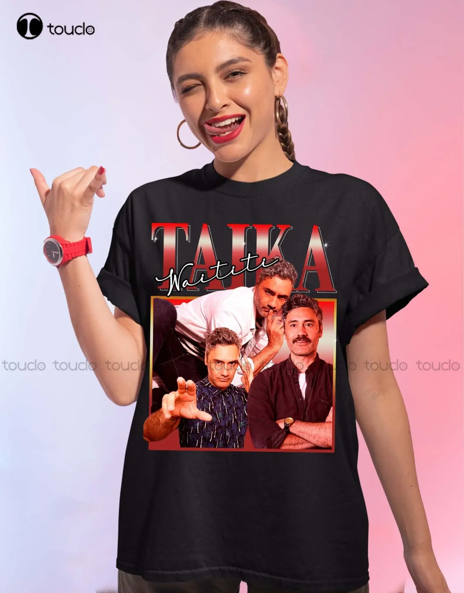 Retro Taika Waititi Shirt Taika Fans Tees Black Tshirts Outdoor Simple Vintag Casual T Shirts Custom Gift Xs-5Xl Printed Tee