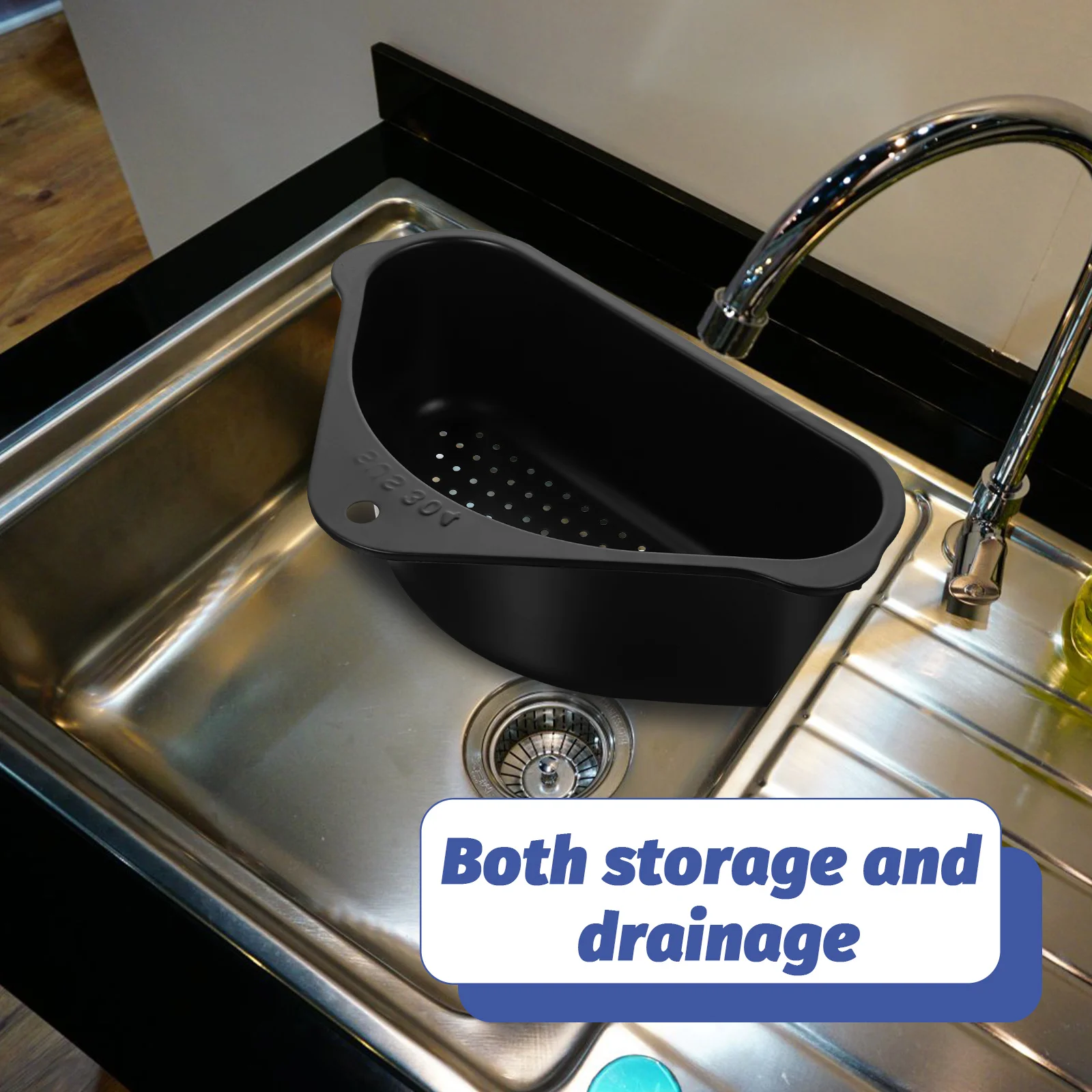 

1Set Sink Drain Basket Stainless Steel Kitchen Basket Food Waste Strainer Practical Home Drain Filter Kitchen Sink