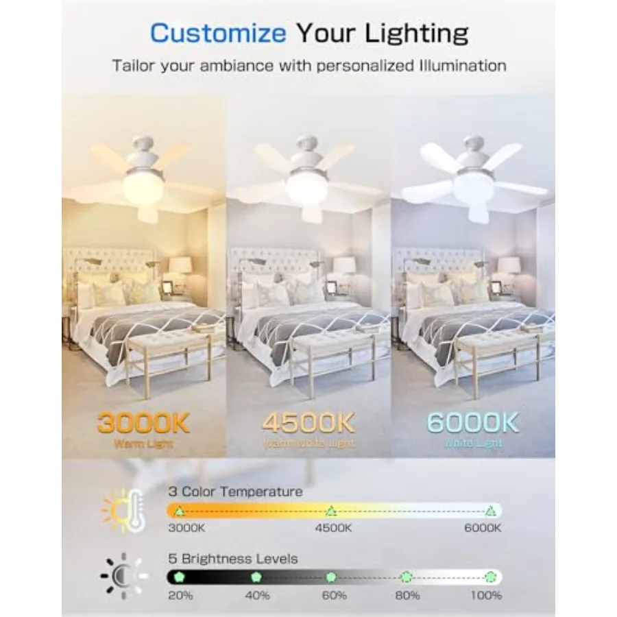 Socket Fan Light with Remote, 16