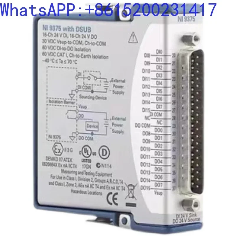 NI 9375 Digital I/O Interface Digital Module 781030-01 D-SUB