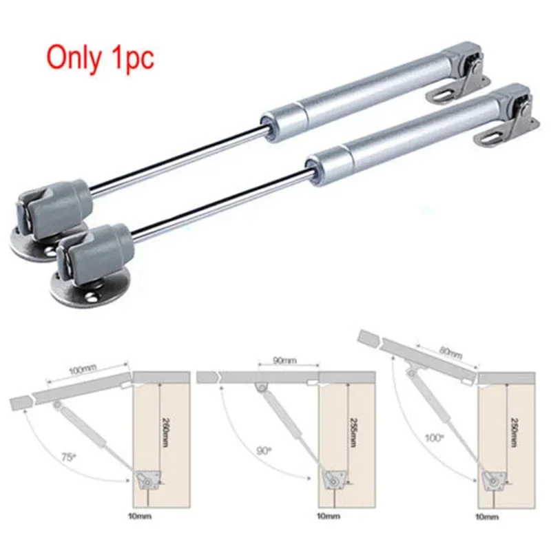 27cm 120N/150N Hydraulic Gas Spring Stay Strut Lift Up Pneumatic Support Rod for Furniture Kitchen Cabinet Door Panels Opening