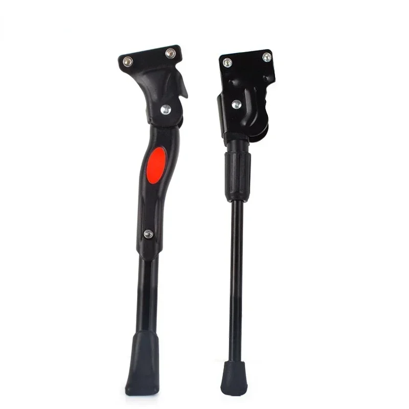 Mountain Bike Kick Stand Aluminum Alloy Heavy Duty Adjustable Bicycle Cycle Side Support Bracket Easy Install Bike Parking Rack view 3
