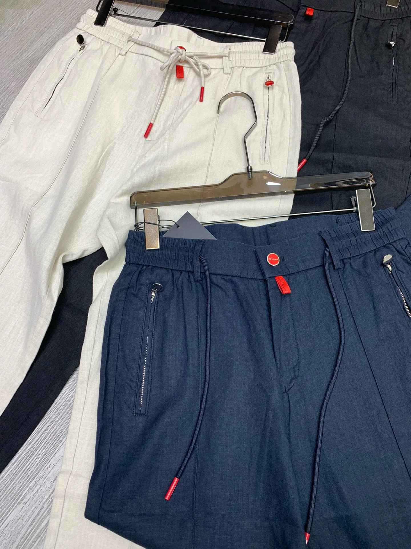 

KIOTON Italian casual linen fabric versatile trousers