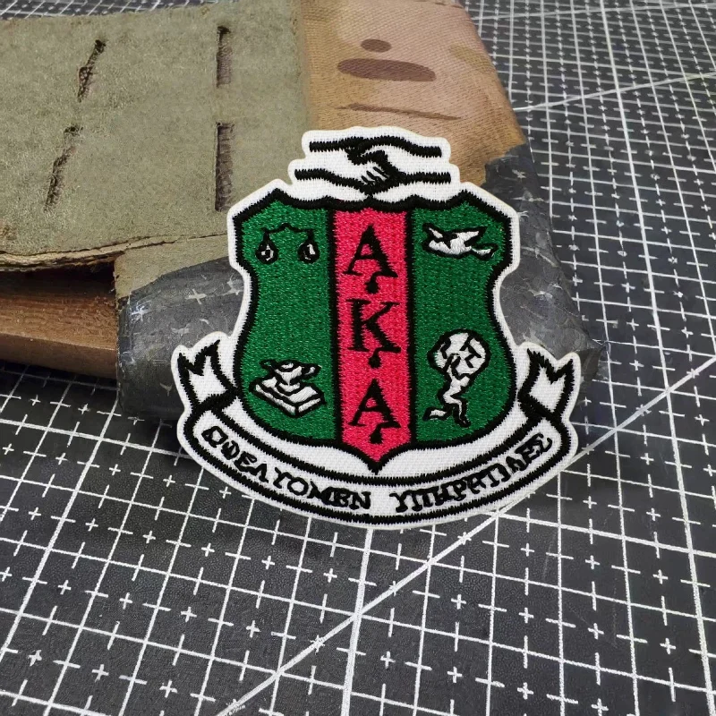 Black Embroidery Decoration December Girl 1/10Pcs Hip Hop Patch Sticker Bag Computer Embroidery Sticker Patch Appliques Pride