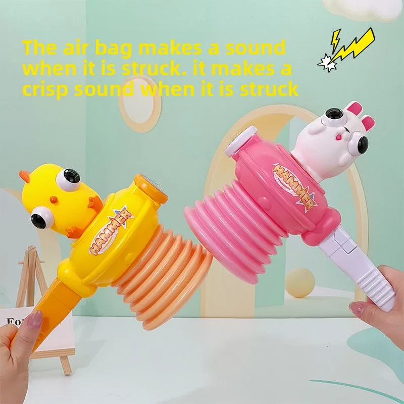 Cute Pet Beat Beat Rabbit Bear Pinch Beat Gopher Hammer Game Ringing Hammer Children's Toy