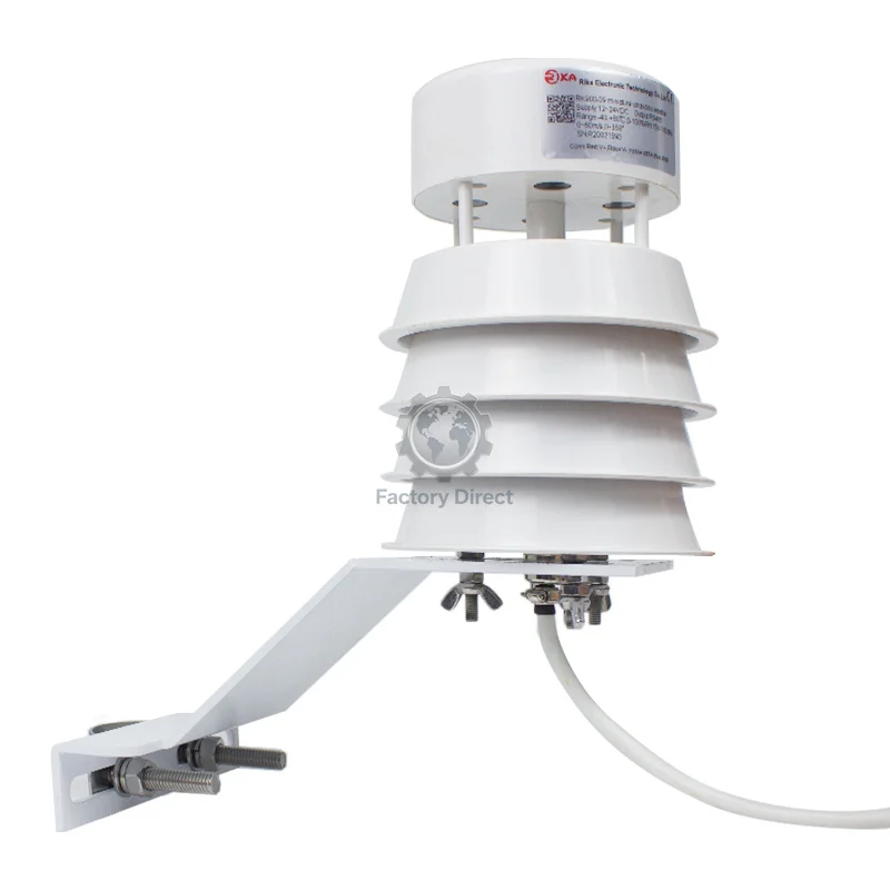 RIKA RK900-09  Cheap Factory Price ABS+ Aluminum Alloy Instrument Automatic Weather Station Ultrasonic With Wind Sensor