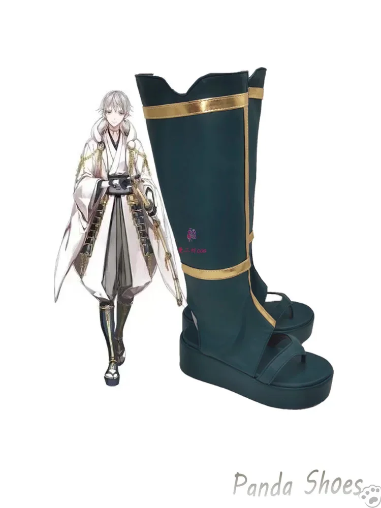 

Game The Sword Dance Tsurumaru Kuninaga Cosplay Shoes Anime Cos Comic Cosplay Costume Prop Shoes for Con Halloween Party