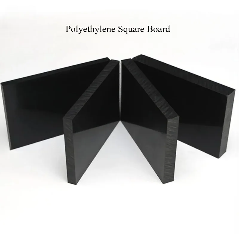 Thick 3mm 4mm 5mm 6mm 8mm 10mm~20mm Black HDPE Board Wear Resistant PE Polyethylene Square Board Engineering Plastic Board