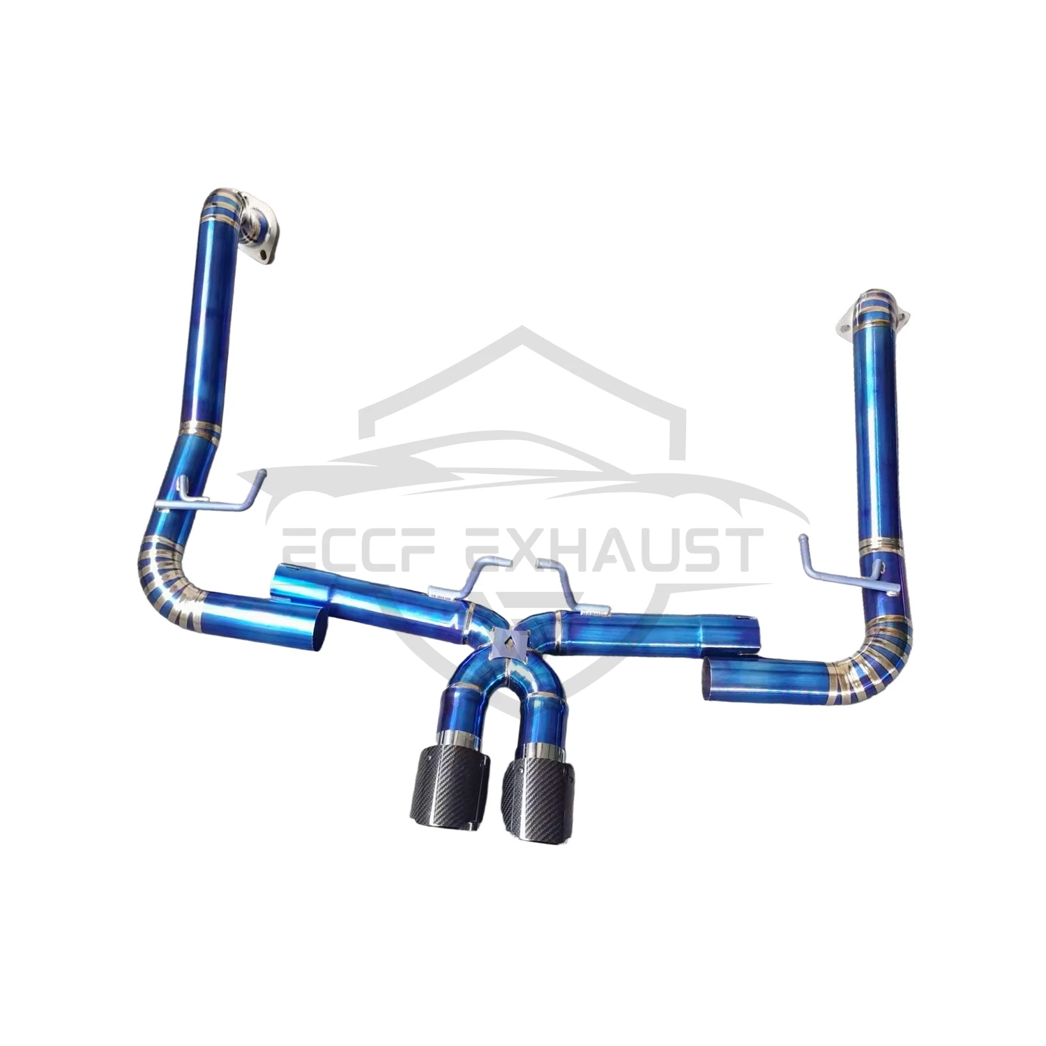 

Sporty Straight-Through Titanium Catback Exhaust for Porsche 718 2.0 2.5 Performance Upgrade Easy Installation