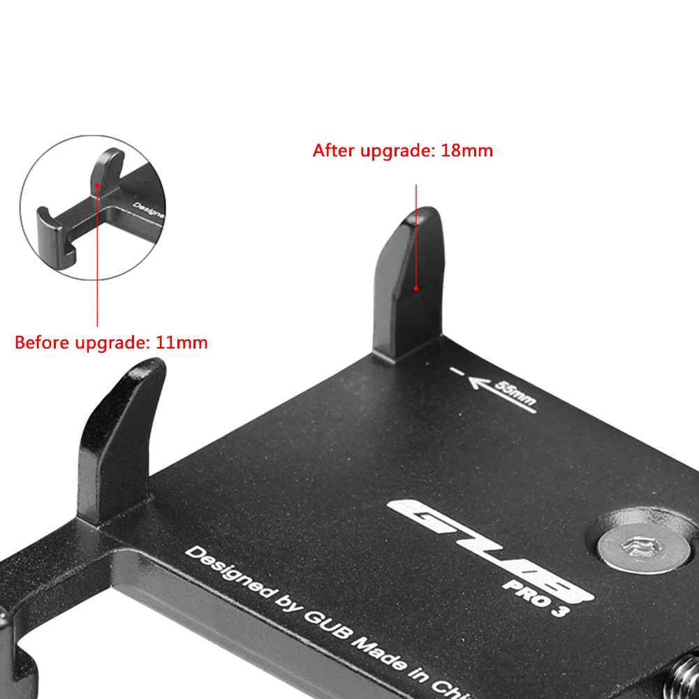 GUB PRO3 Fahrrad & Motorrad Telefon Mount Aluminium Fahrrad Telefon Halter Halterung für iPhone Samsung 3,5-6,2 zoll Fahrrad halterung Montieren – Detail 6