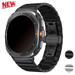 For Samsung Galaxy Watch Ultra 47mm Bracelet Stainless Steel Bands For Galaxy Watch Ultra Strap Metal Business Wristband Correa