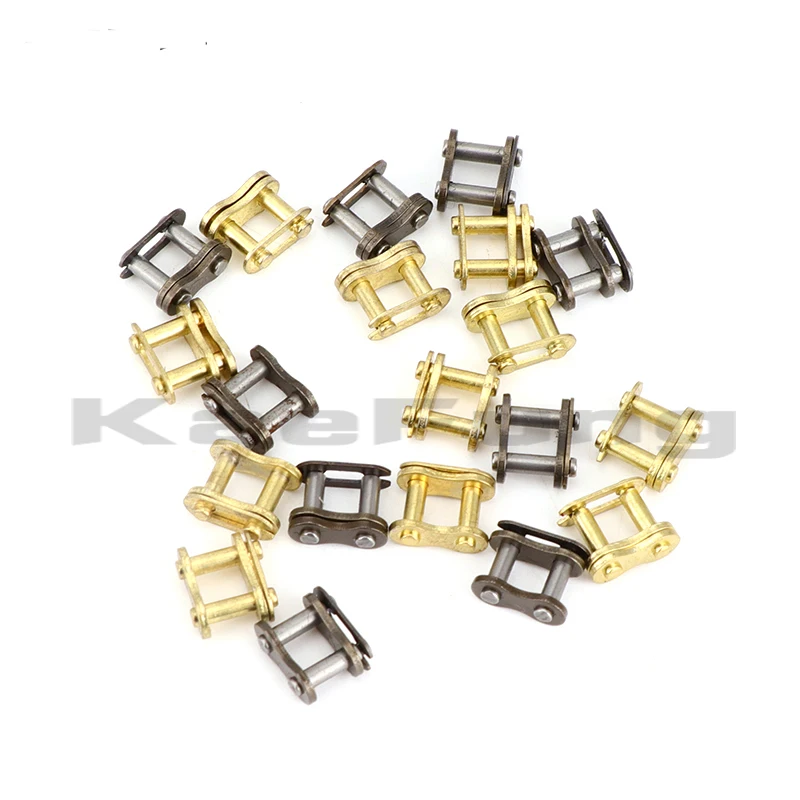 Motocicleta Cadeia Master Link Connector, Acessórios de mountain bike, ATV Quad Pit, Pro Dirt Bike, 25H, 5 pcs