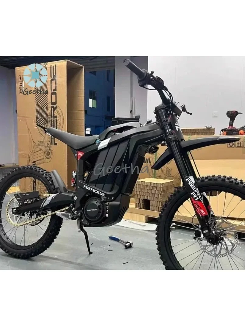 AliExpress NONE For Off-Road Motorcycle Electric Lightweight 72V 88km/h 8000W Racing Adult Electric Dirt Bike Lithium Battery Electric