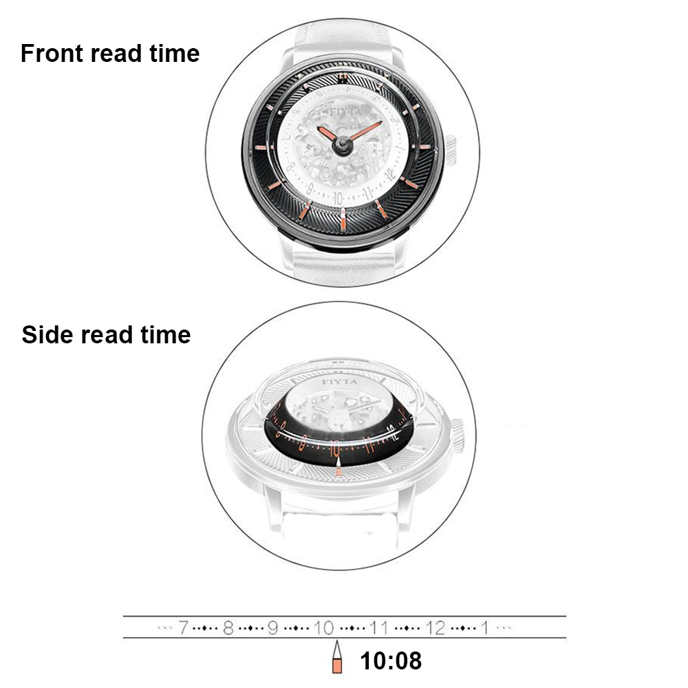 FIYTA Mens Watches Automatic Mechanical Limited Edition Wrist Luxury 45mm 3D Clocks Miyota 8N24 Movement Top Brand Relojes Para