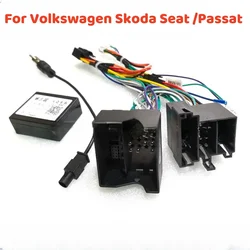 Canbus Box For Android Volkswagen Skoda Seat Golf 5/6/Polo/Passat/jetta/Tiguan/Touran DVD Car Player Raise VW-RZ-08 Wiring Cable