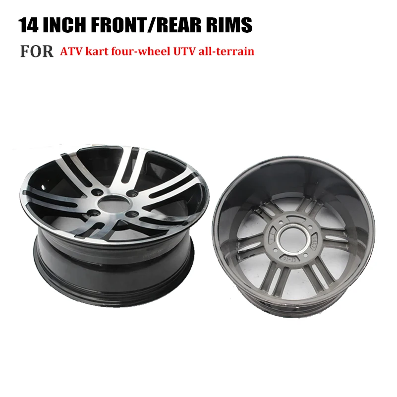 14 inch hub DIY Homemade Four-Wheel Big Bull ATV Aluminum  Hub Kart Accessories 14-Inch  Alloy  Ring