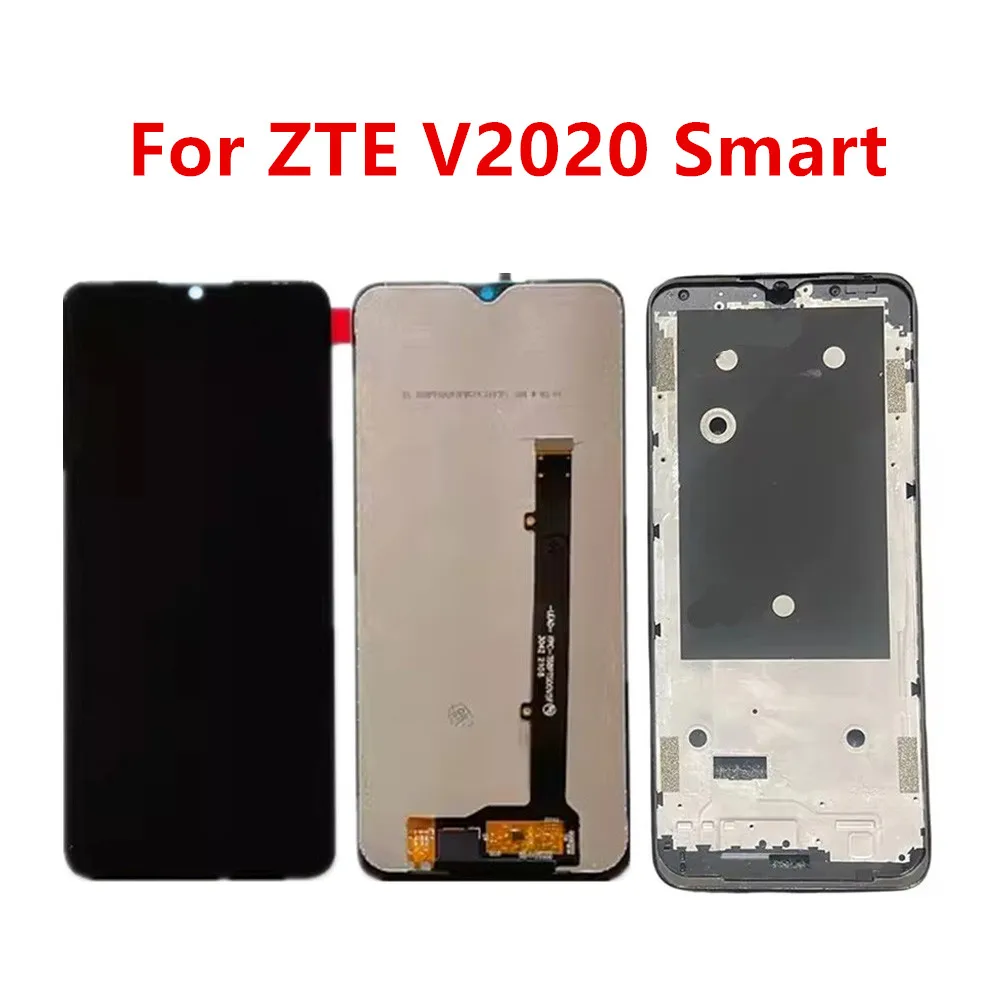 Стеклянная панель V2020Smart для ZTE Blade V2020 Smart 8010, ЖК-дисплей, средняя передняя рамка, сенсорный экран, запасные части