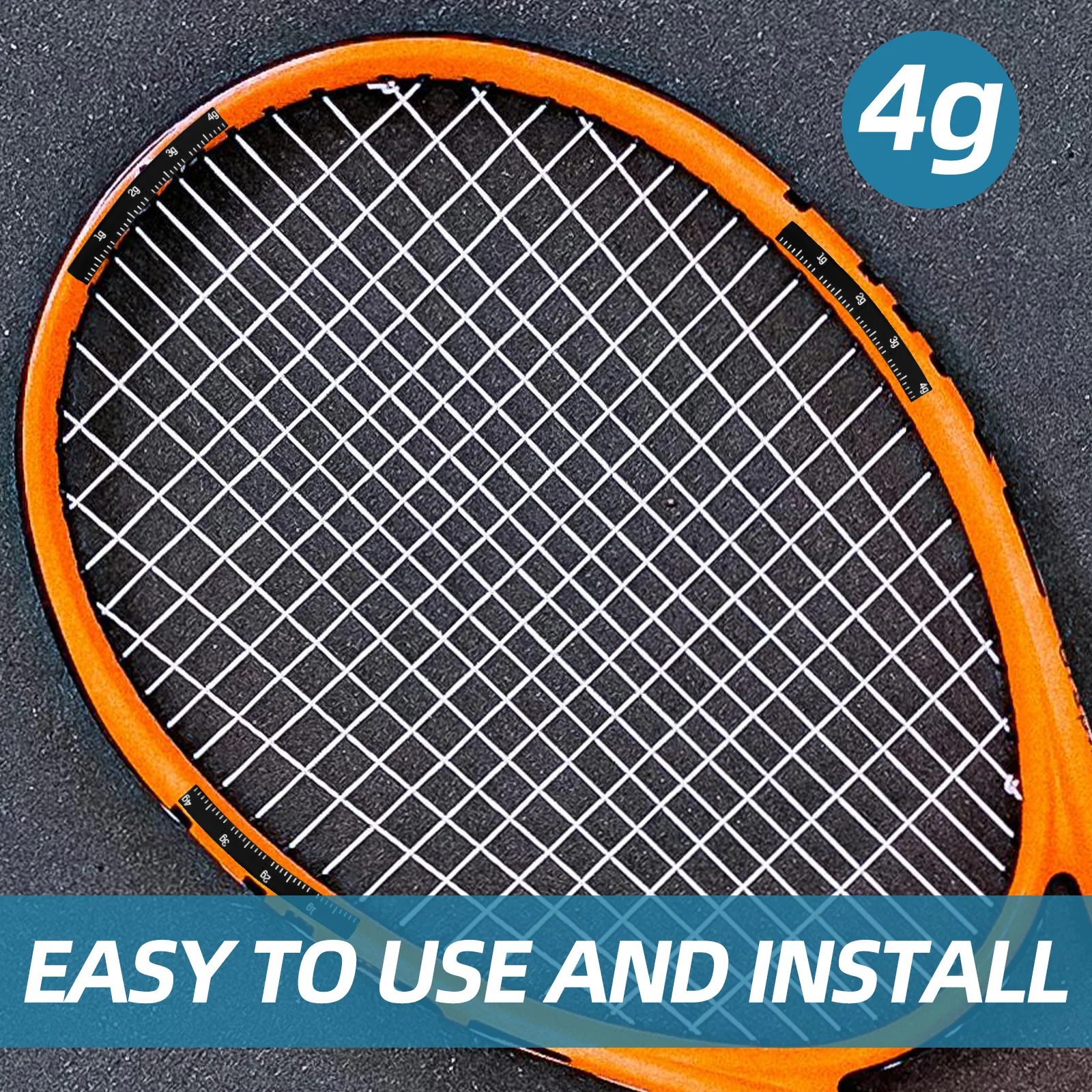 

Tennis Racket Weighted Strip Adjustable Silicone For Stability Power Control Racket Supply Tennis Accessory