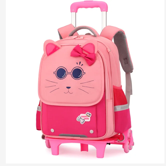 

Школьный рюкзак на колесиках для девочек, детский рюкзак на колесиках, школьная сумка на колесиках для девочек, дорожные рюкзаки, сумка для ручной клади для девочек
