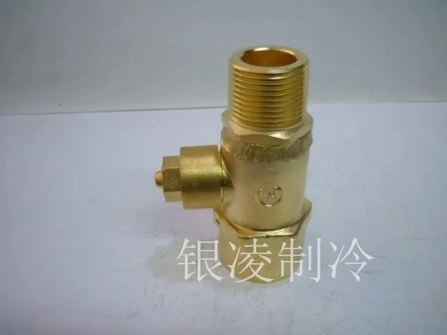 

Refrigeration ball valve air conditioning cut-off valve screw semi-closed straight-through valve refrigerator safety valve ball