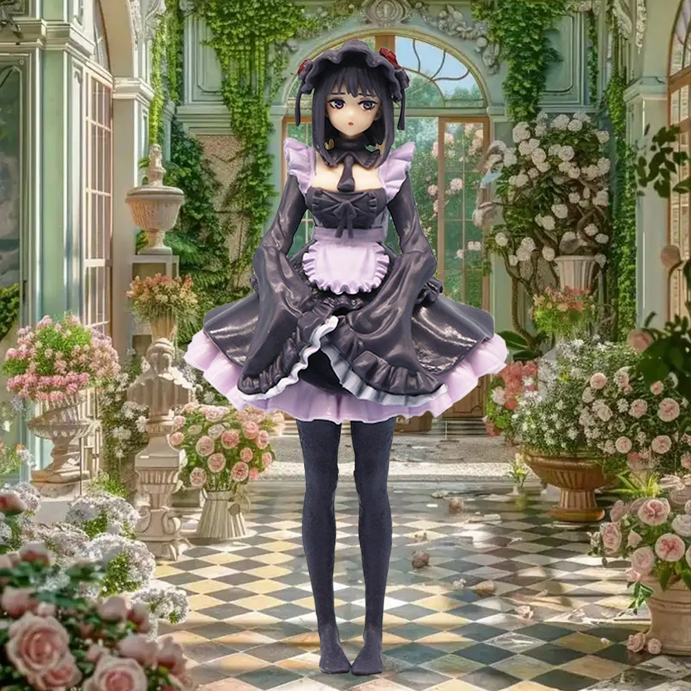 Auf Lager: My Dress-Up Darling Dienstmädchen-Outfit Kitagawa Marin Cos Name Stehende Actionfigur Sammlerstücke Geburtstagsgeschenk